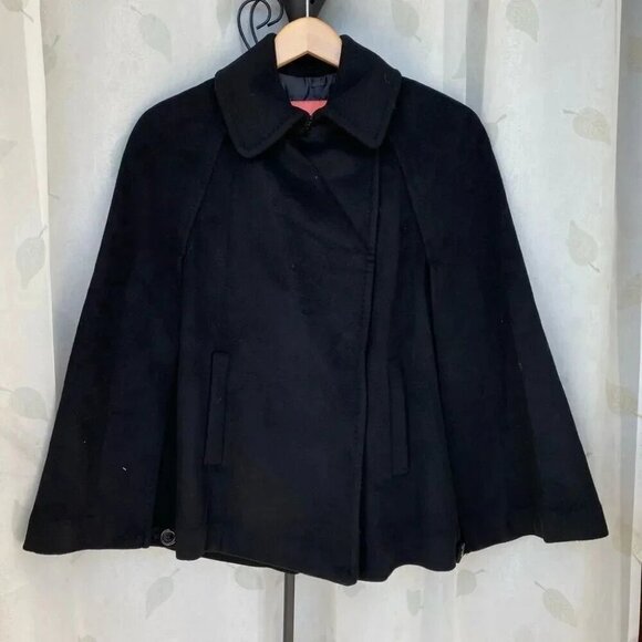 NWT SINCLAIRE 10 lambwool cape coat s - Picture 10 of 16